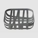 muuto wicker basket in grey